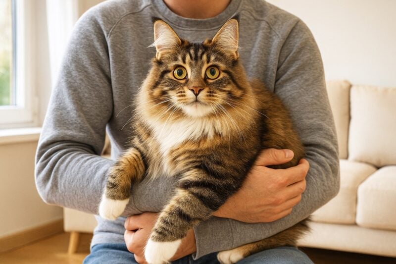 Do Maine Coon cats like to be held? Chat GPT Image 071025.jpg