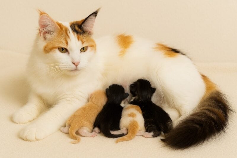 Maine Coon Pregnancy - Image Created by ChatGPT 1200x800cp