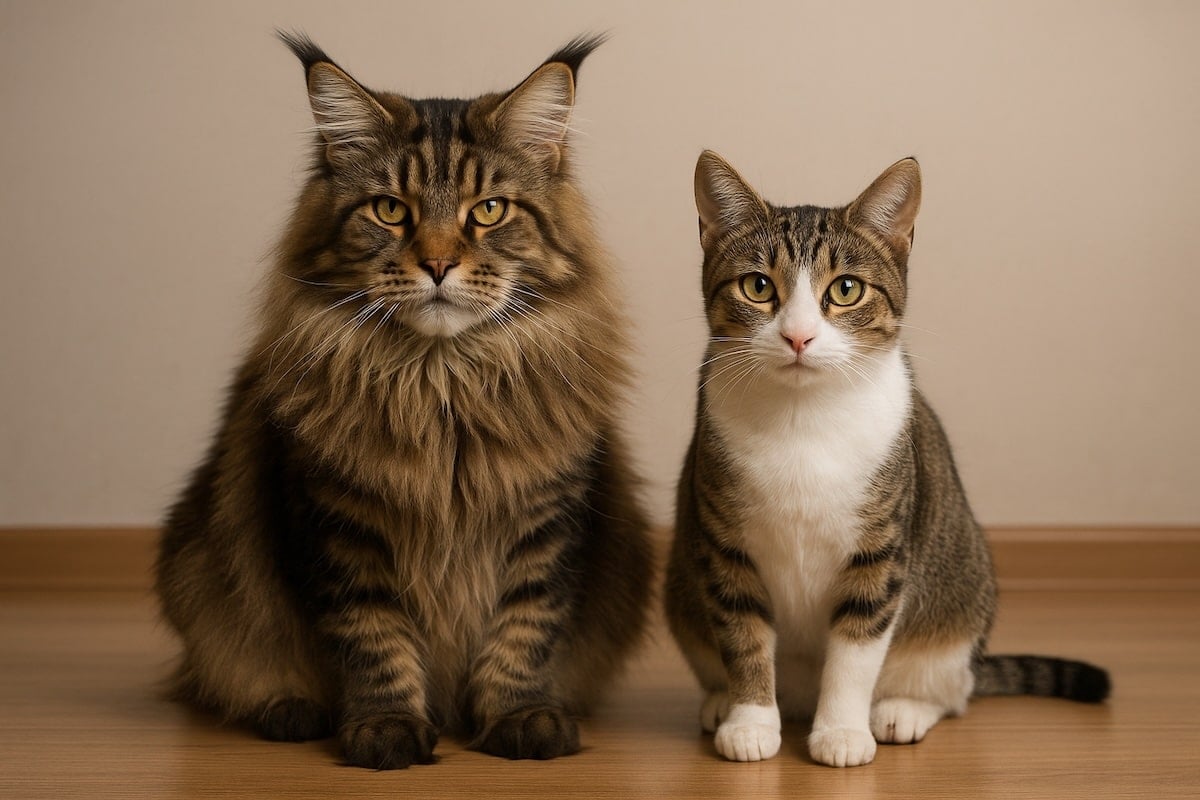 Maine Coon Vs Regular Cat